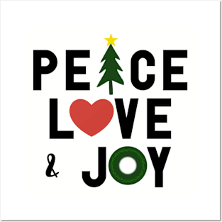 Peace Love & Joy Posters and Art